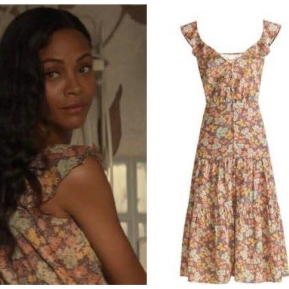 Veronica Beard Malgosia Knee Length Dress Womens Size 4 $495 Retro 40s Altered? - Picture 5 of 16